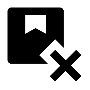 Box Remove Fill Icon from Outlined Fill - Streamline Material Free Set