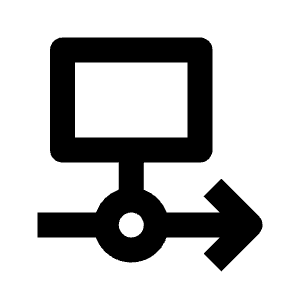 Business Progress Icon from Outlined Line - Material Pro Free Set