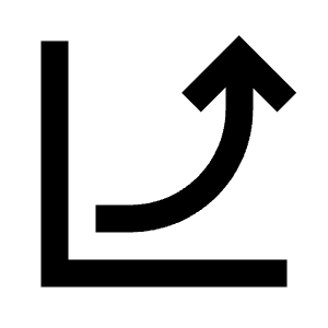 Chart Profit Icon from Sharp Line - Streamline Material Free Set