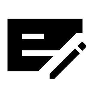 Checkbook Fill Icon from Outlined Fill - Material Symbols Set