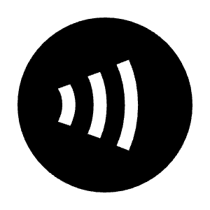 Contactless Fill Icon from Sharp Fill - Material Symbols Set