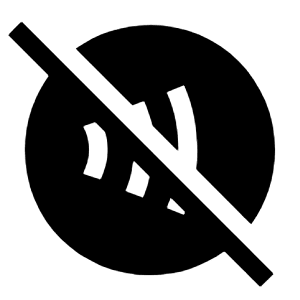 Contactless Off Fill Icon from Outlined Fill - Material Symbols Set