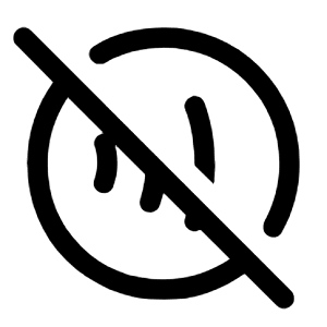 Contactless Off Icon from Rounded Line - Material Symbols Set