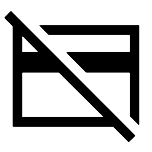 Credit Card Off Icon from Sharp Line - Material Symbols Set