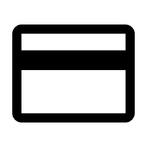 Credit Card Icon from Rounded Line - Material Symbols Set