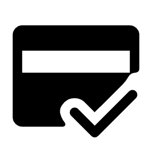 Credit Score Fill Icon from Rounded Fill - Material Symbols Set