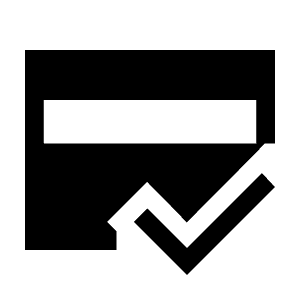Credit Score Fill Icon from Sharp Fill - Material Symbols Set