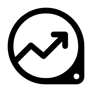 Data Exploration Icon from Rounded Line - Material Symbols Set