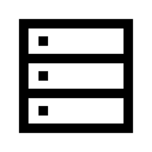 Data Table Icon from Sharp Line - Material Symbols Set
