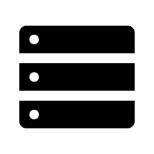Data Table Fill Icon from Rounded Fill - Material Symbols Set