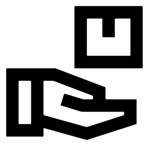 Delivery Shipping Icon from Sharp Line - Streamline Material Free Set