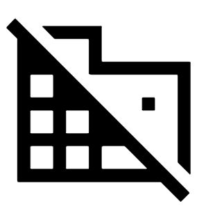 Domain Disabled Icon from Outlined Line - Material Symbols Set