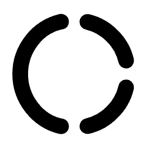 Donut Large Fill Icon from Rounded Fill - Material Symbols Set