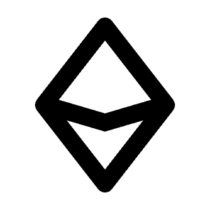 Ethereum Icon from Outlined Line - Material Pro Free Set