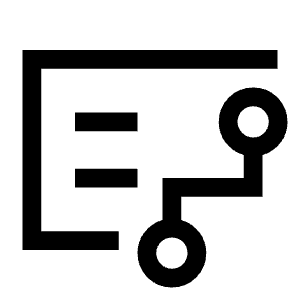 Flowsheet Icon from Sharp Line - Material Symbols Set