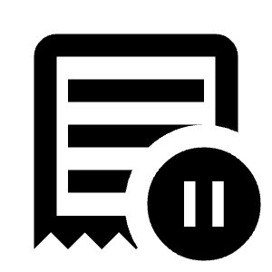 Inactive Order Icon from Material Pro Line Set