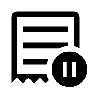 Inactive Order Icon from Outlined Line - Material Symbols Set