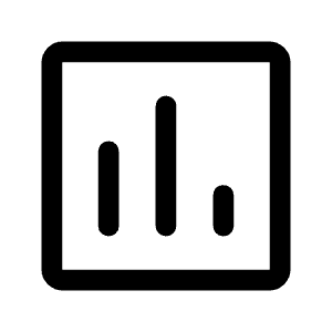 Insert Chart Icon from Rounded Line - Material Symbols Set