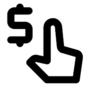 Investment Selection Icon from Rounded Line - Streamline Material Free Set