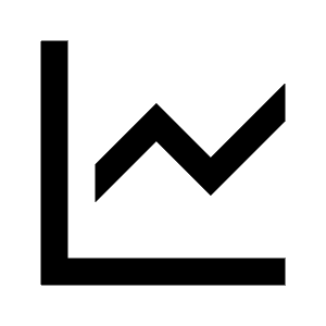 Line Chart Increase Fill Icon from Sharp Fill - Streamline Material Free Set