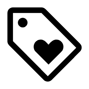 Loyalty Icon from Outlined Line - Material Symbols Set