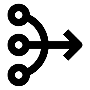 Mediation Icon from Outlined Line - Material Pro Free Set