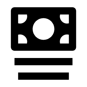 Money Stack Fill Icon from Outlined Fill - Streamline Material Free Set