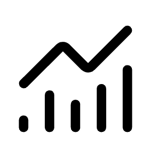 Monitoring Fill Icon from Rounded Fill - Material Symbols Set