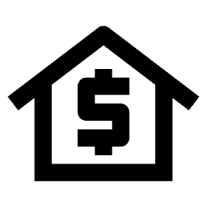 Mortgage Icon from Outlined Line - Material Pro Free Set