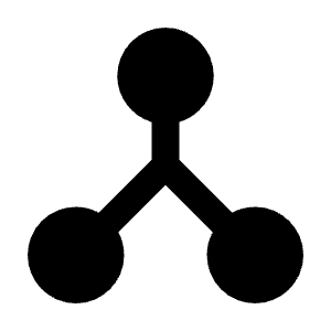 Network Node Fill Icon from Rounded Fill - Streamline Material Free Set