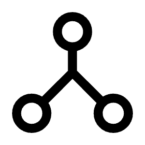 Network Node Fill Icon from Rounded Fill - Material Symbols Set