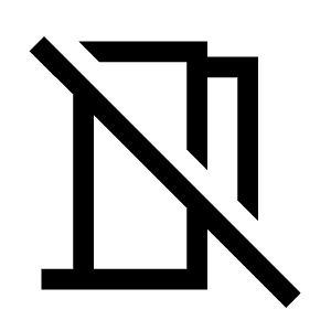 No Meeting Room Icon from Outlined Line - Material Symbols Set