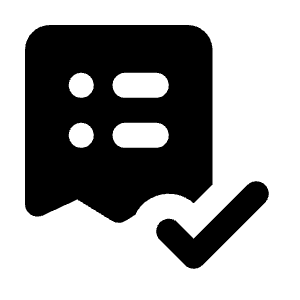 Order Approve Fill Icon from Rounded Fill - Streamline Material Free Set