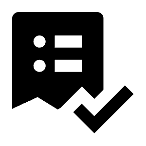 Order Approve Fill Icon from Outlined Fill - Streamline Material Free Set