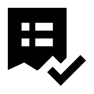 Order Approve Fill Icon from Sharp Fill - Streamline Material Free Set