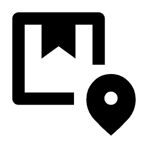 Package Tracking Icon from Outlined Line - Material Pro Free Set