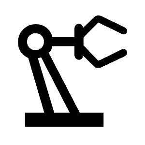 Precision Manufacturing Icon from Outlined Line - Material Symbols Set