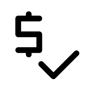 Price Check Fill Icon from Rounded Fill - Material Symbols Set