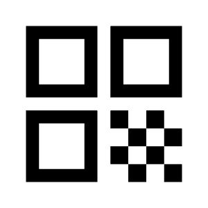 Qr Code Fill Icon from Sharp Fill - Material Symbols Set