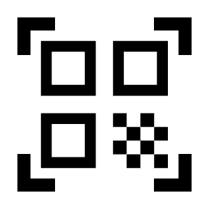 Qr Code Scanner Fill Icon from Sharp Fill - Material Symbols Set