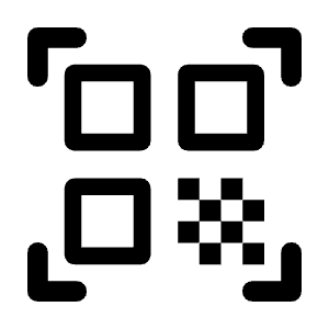 Qr Code Scanner Fill Icon from Rounded Fill - Material Symbols Set