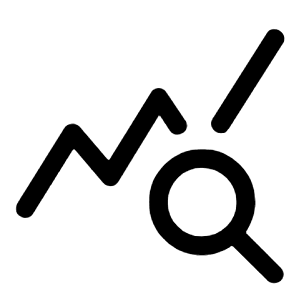 Query Stats Icon from Rounded Line - Material Symbols Set