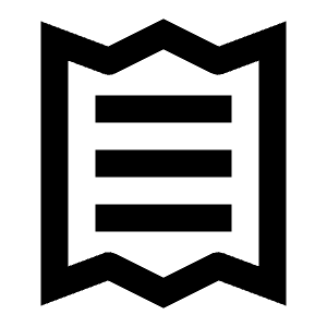 Receipt Icon from Outlined Line - Streamline Material Free Set