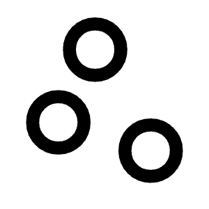 Scatter Plot Icon from Rounded Line - Material Symbols Set