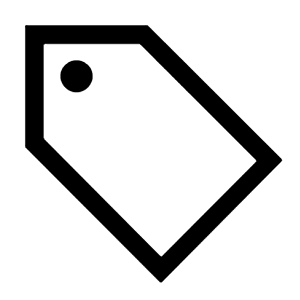 Sell Icon from Sharp Line - Material Symbols Set