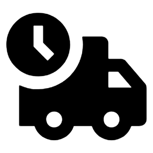 Shipping Truck Fill Icon from Outlined Fill - Streamline Material Free Set