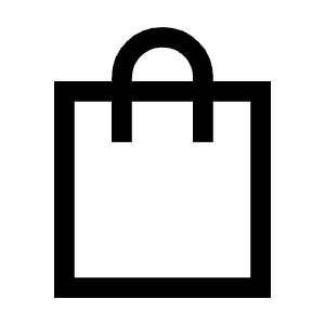Shopping Bag Icon from Sharp Line - Material Symbols Set