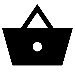 Shopping Basket Fill Icon from Sharp Fill - Material Symbols Set