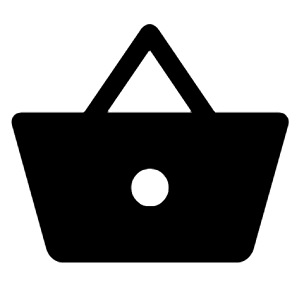 Shopping Basket Fill Icon from Outlined Fill - Material Symbols Set