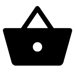 Shopping Basket Fill Icon from Rounded Fill - Material Symbols Set